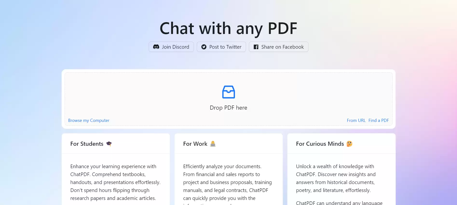 Chatpdf(图1) Chatpdf