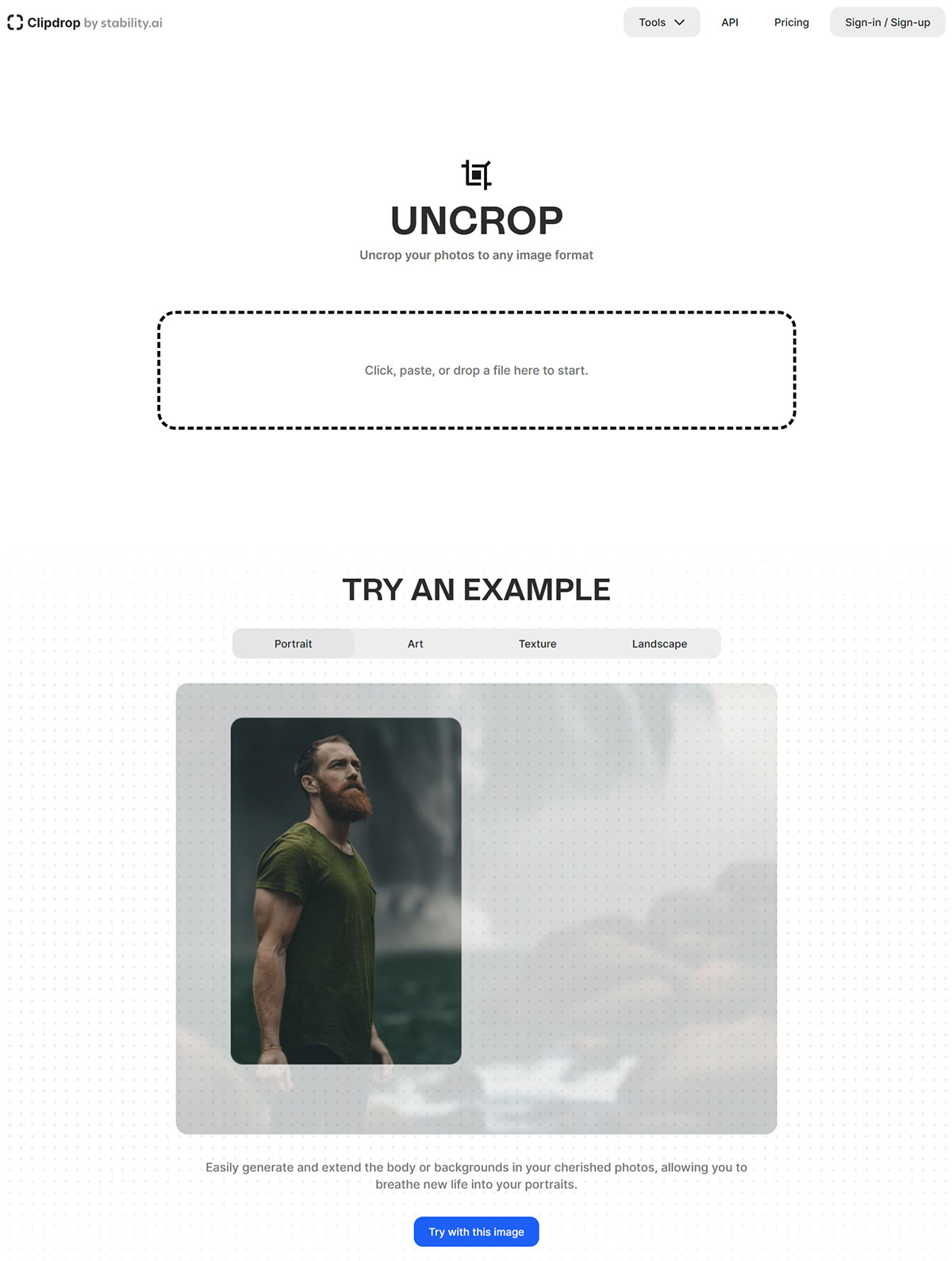 UNCROP(图1) Uncrop|图片自动补全