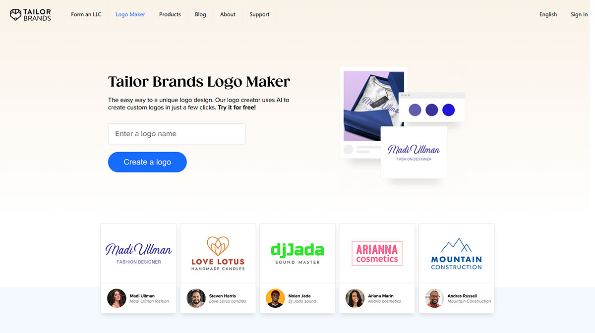 Tailor Brands Logo(图1) TailorBrandsLogo