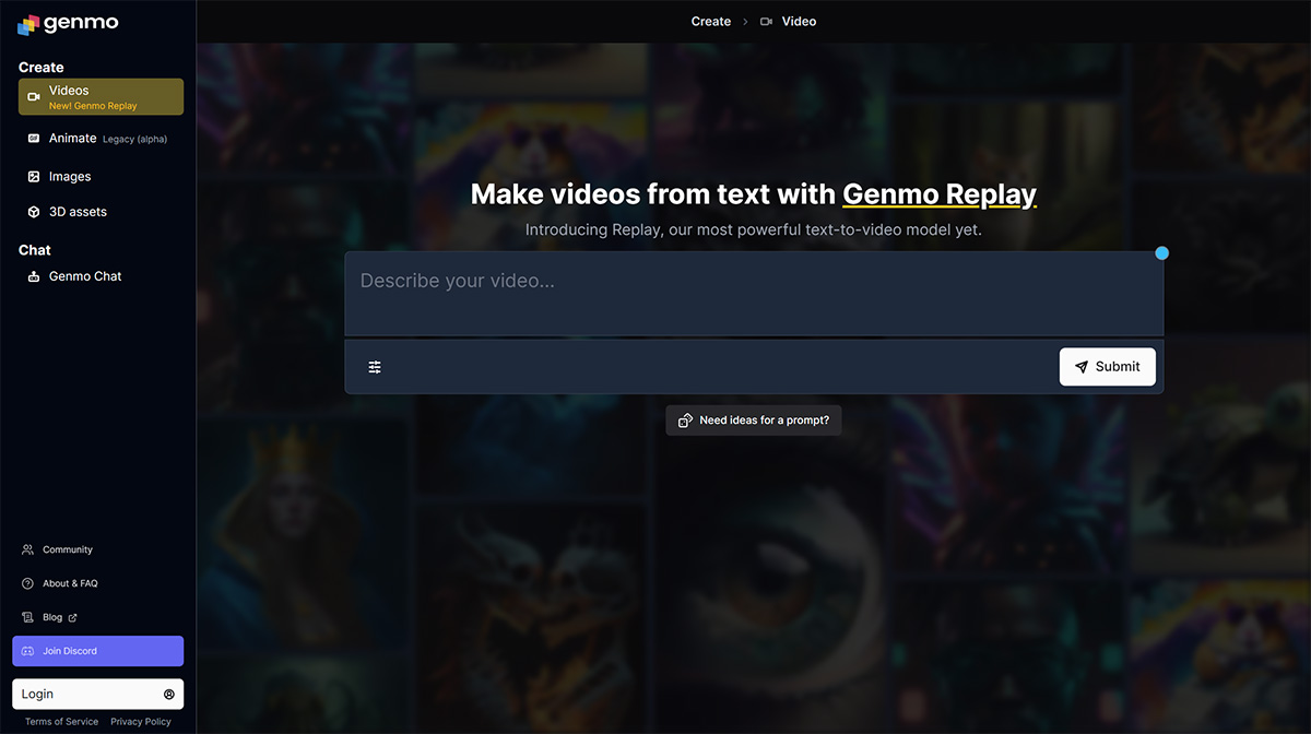 Genmo AI(图1) GenmoAI