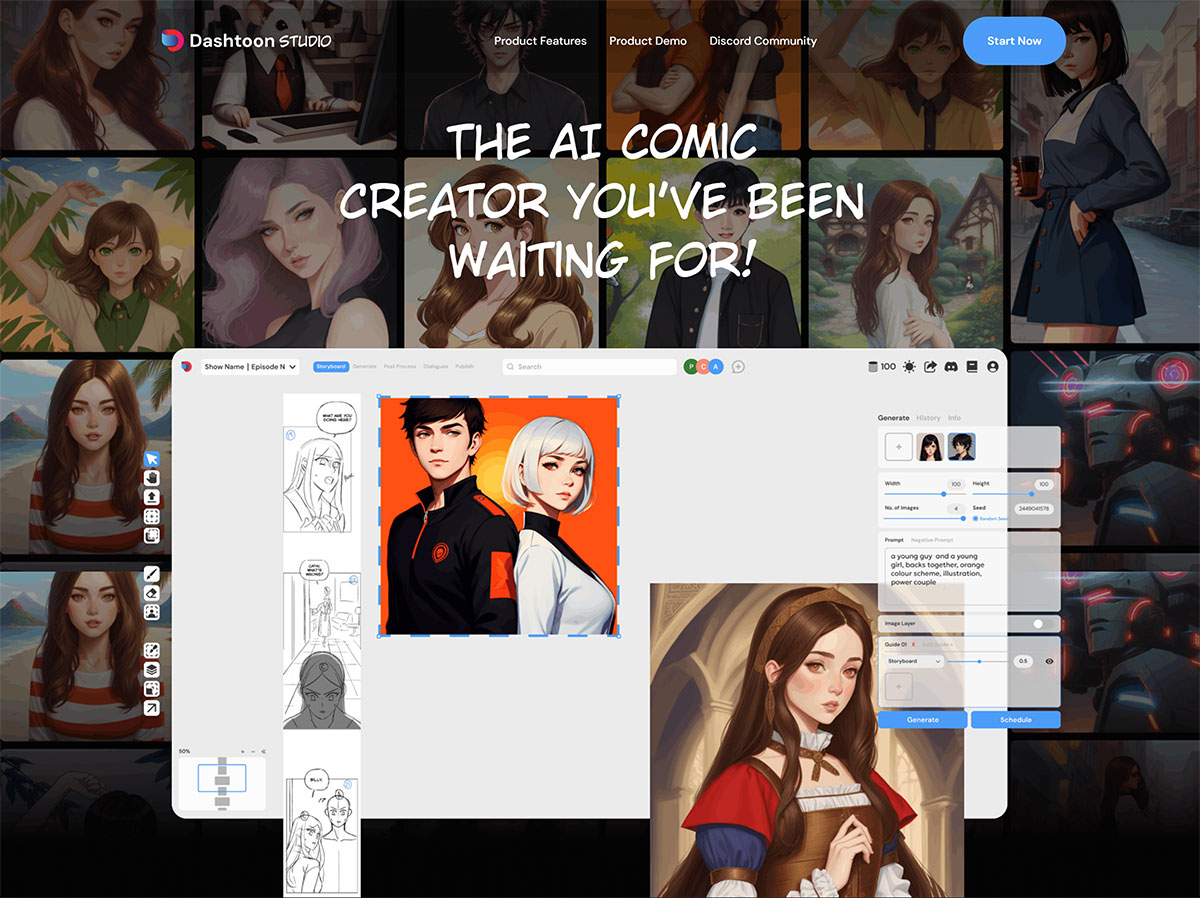 Dashtoon(图1) Dashtoon