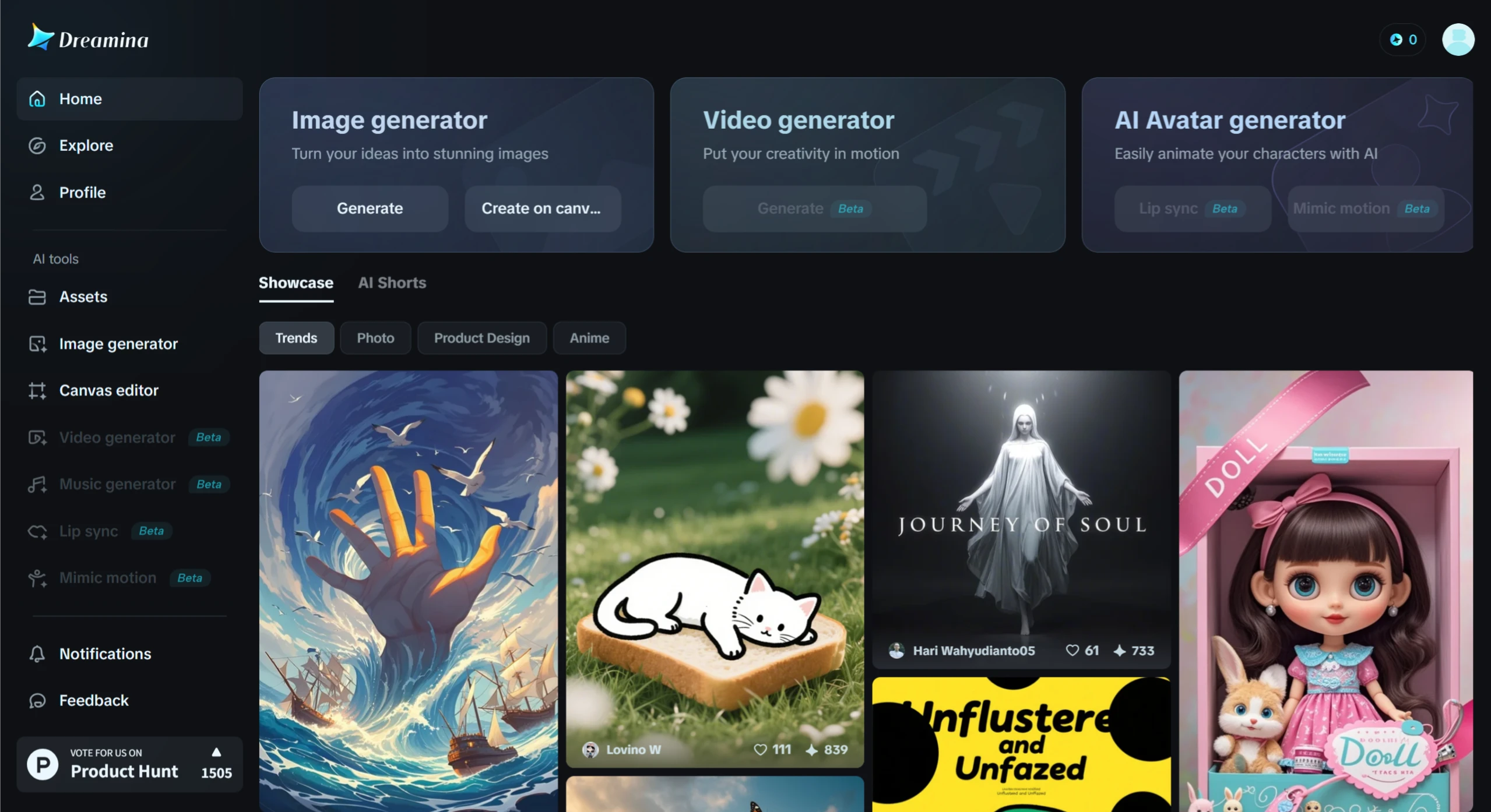 Dreamina:即梦AI海外版_ Dreamina