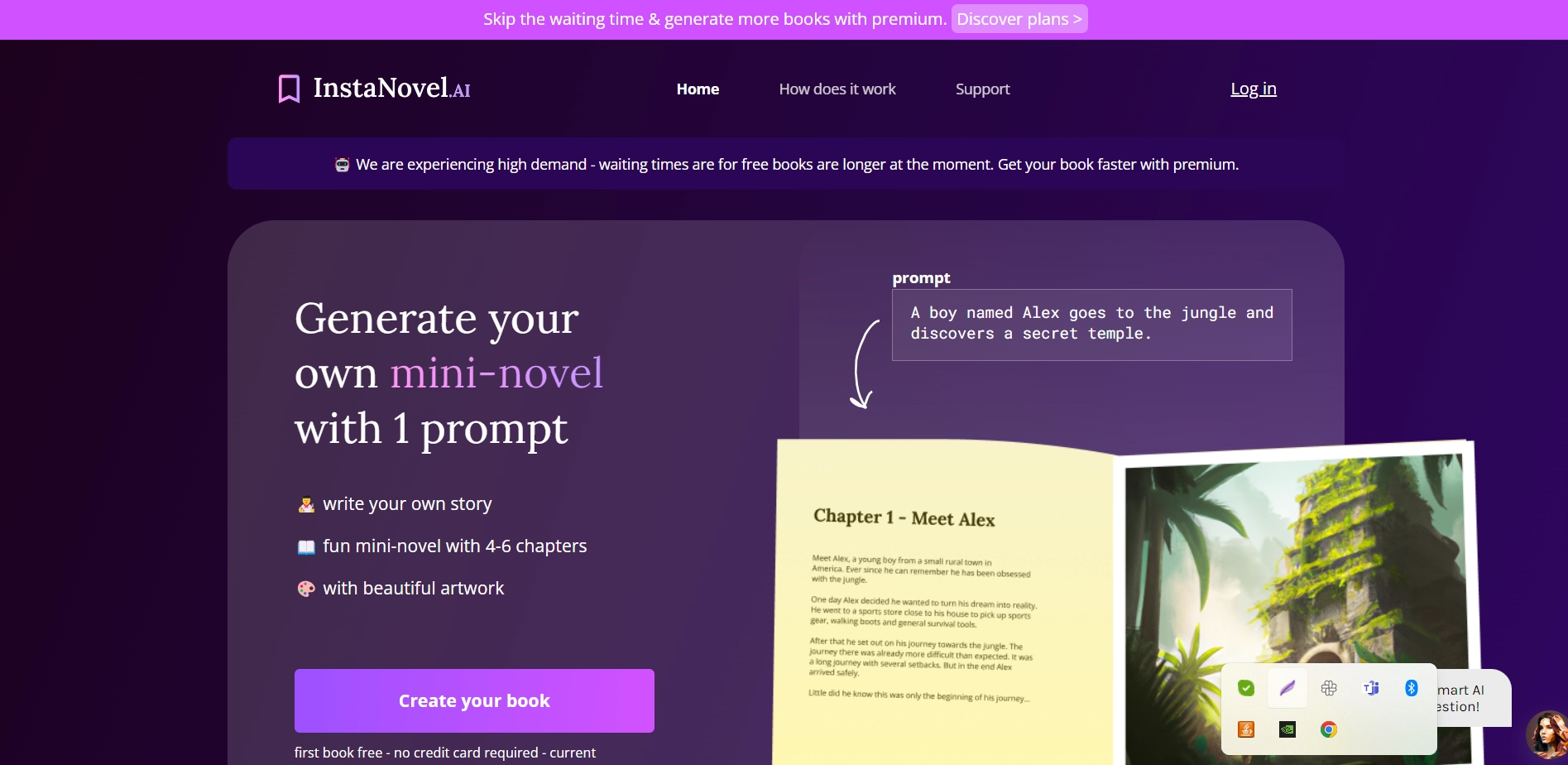 InstaNovel AI(图1) InstaNovelAI