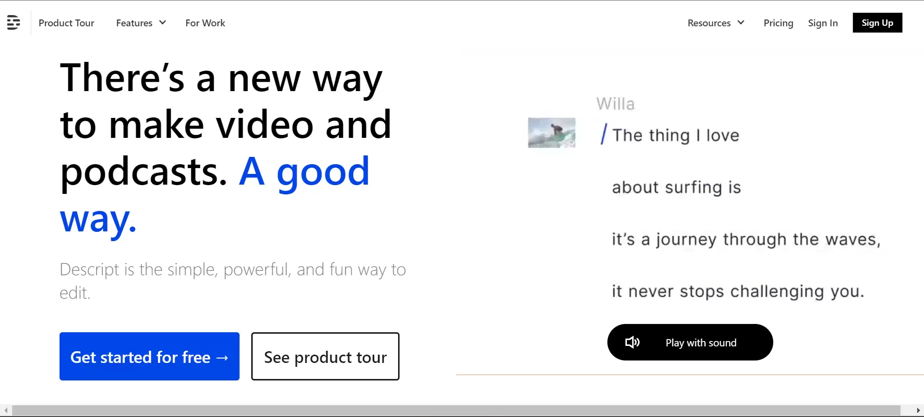 Descript(图1) Descript