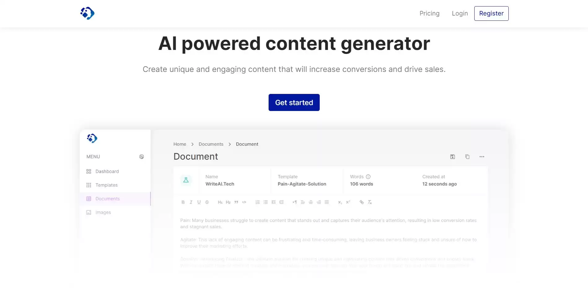 WriteAI.Tech(图1) WriteAI.Tech