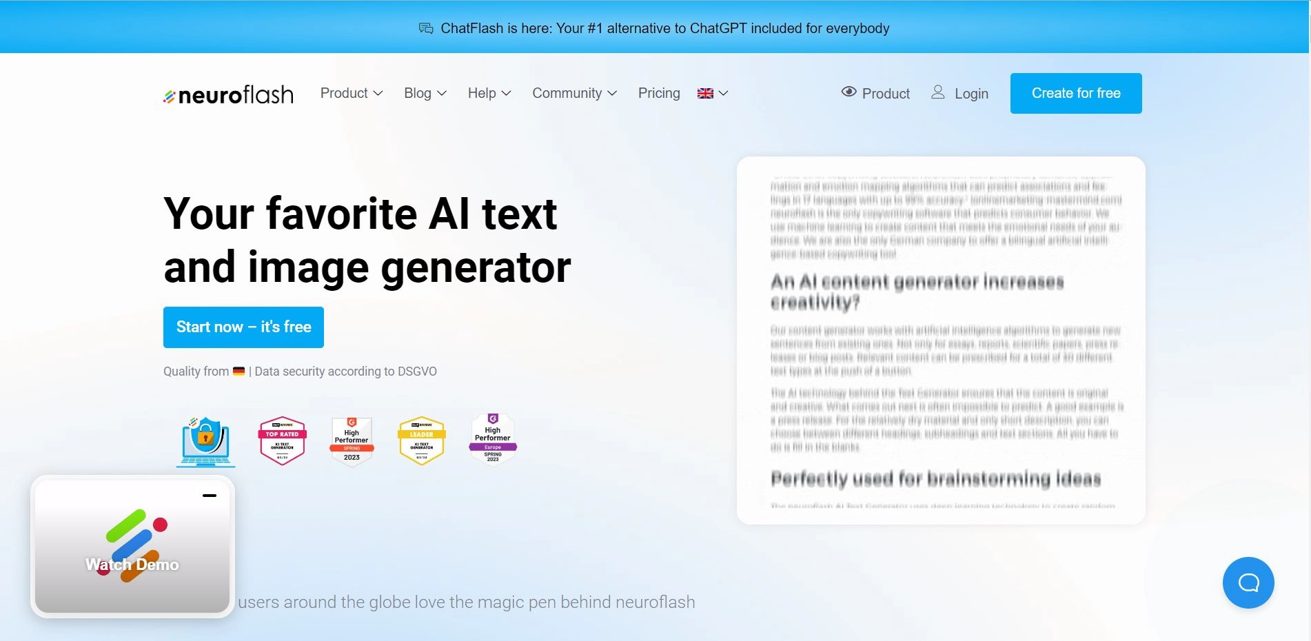 Neuroflash(图1) Neuroflash