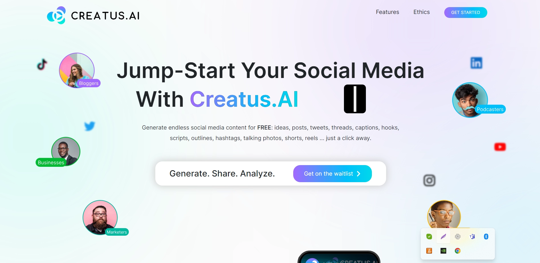 Creatus.AI(图1) Creatus.AI