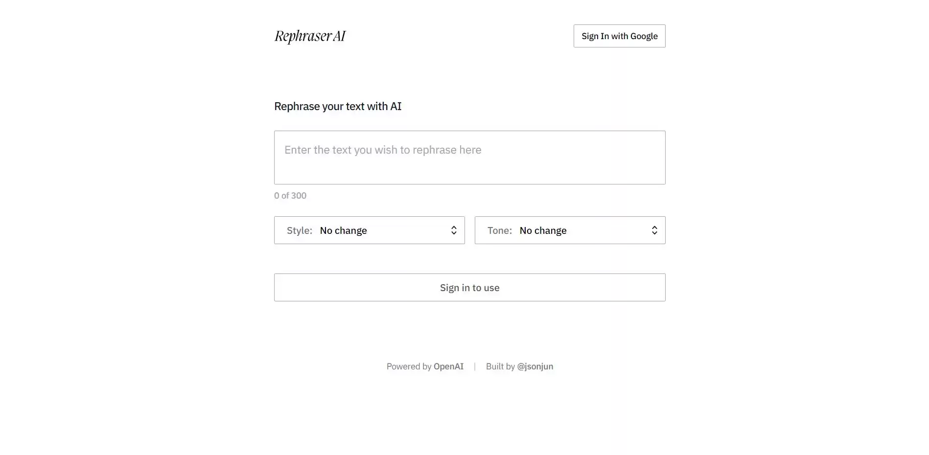 Rephraser AI(图1) RephraserAI