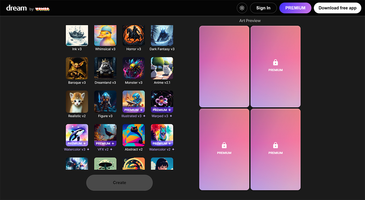 Wombo(图1) DreambyWombo