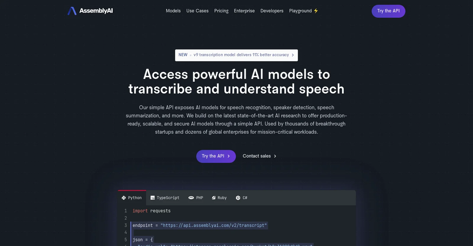 AssemblyAI(图1) AssemblyAI