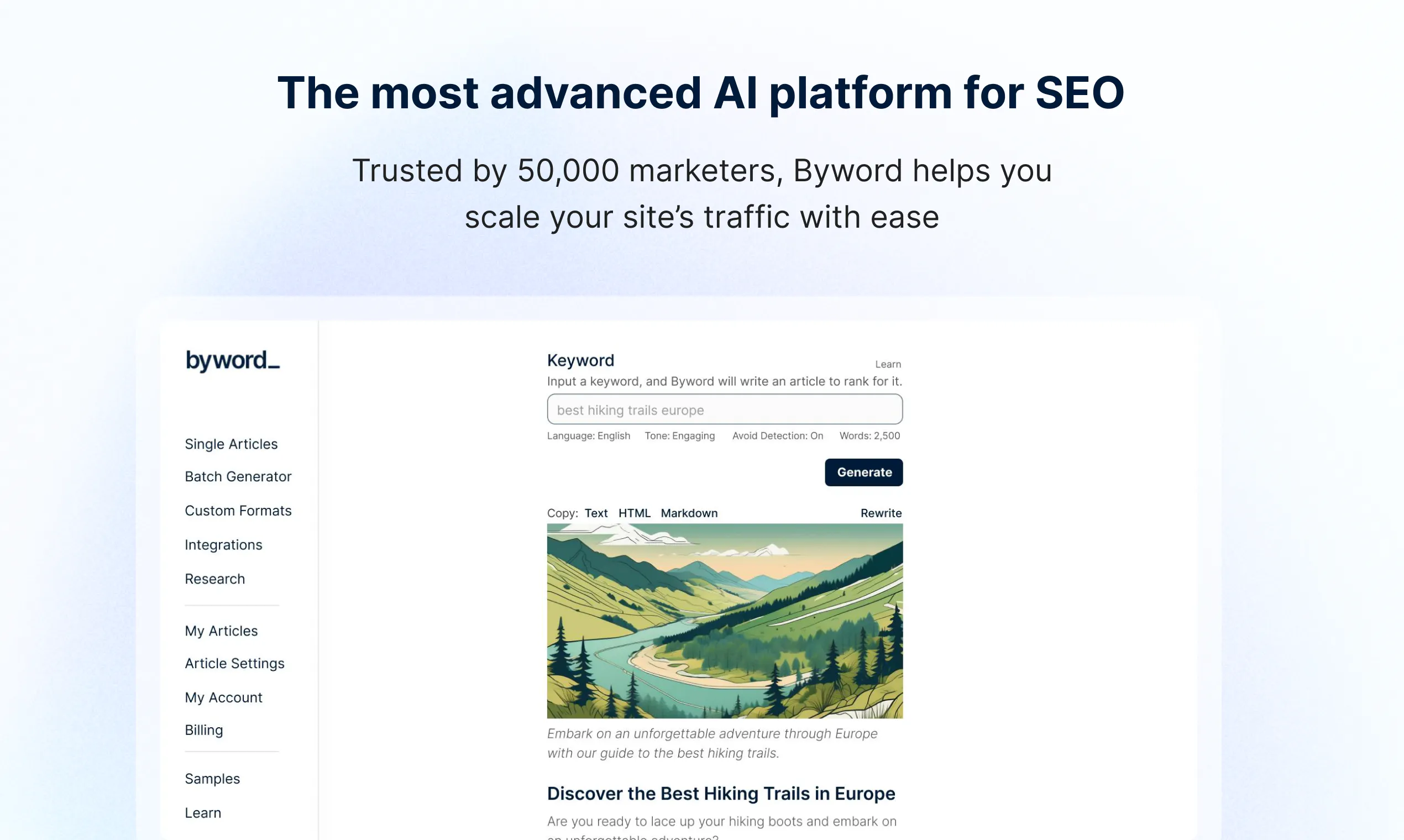 Byword AI(图1) BywordAI