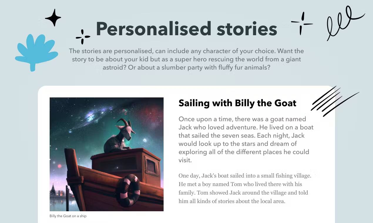 Bedtimestory(图1) BedtimeStoryAI