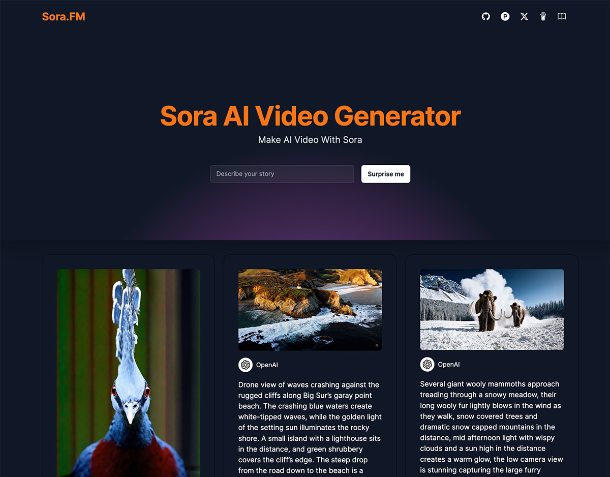 Sora.FM(图1) Sora.FM