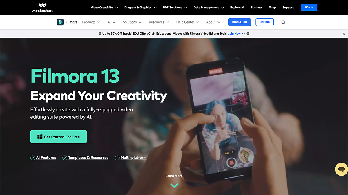 Wondershare Filmora(图1) WondershareFilmora