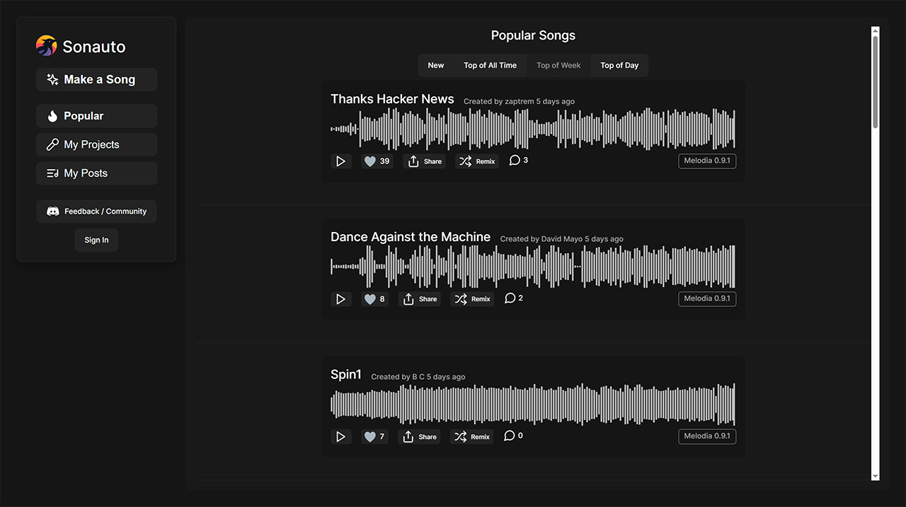 Sonauto AI(图1) SonautoAI