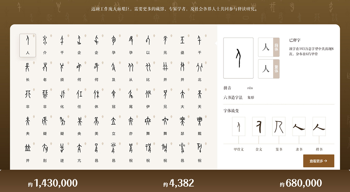 甲骨文AI协同平台-殷契文渊(图2) 甲骨文AI协同平台-殷契文渊