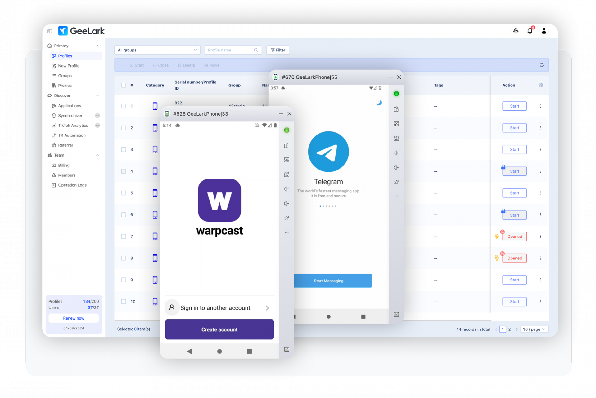 GeeLark应用领域: GeeLark