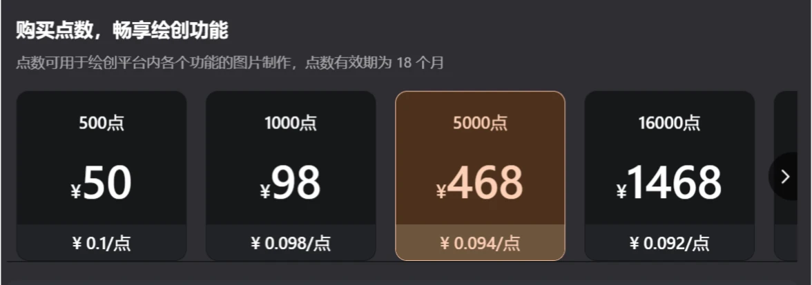 绘创充值价格 绘创