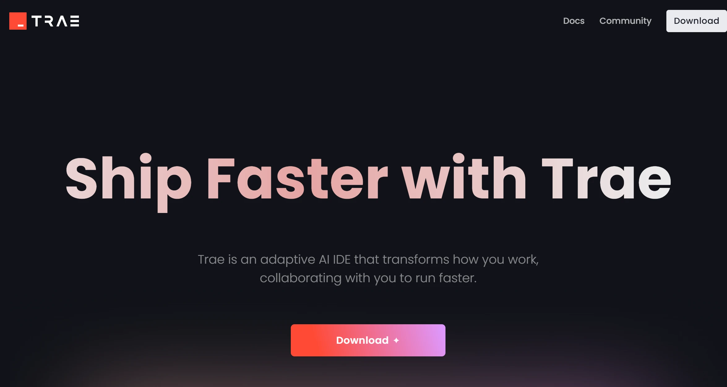 Trae:字节跳动推出的AI编程工具 Trae