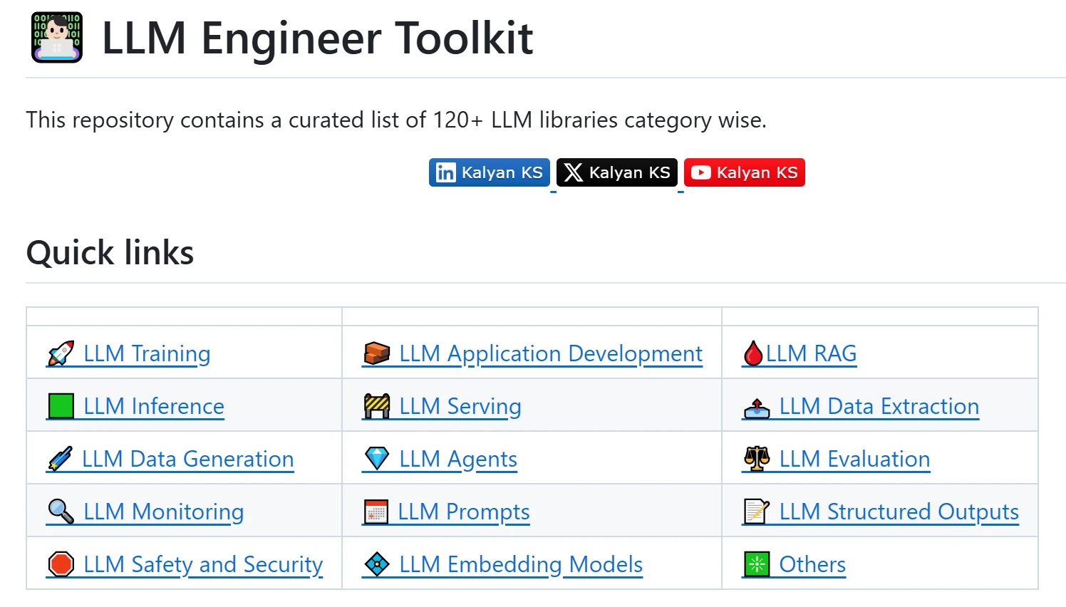 LLM Engineer Toolkit(图2) LLMEngineerToolkit