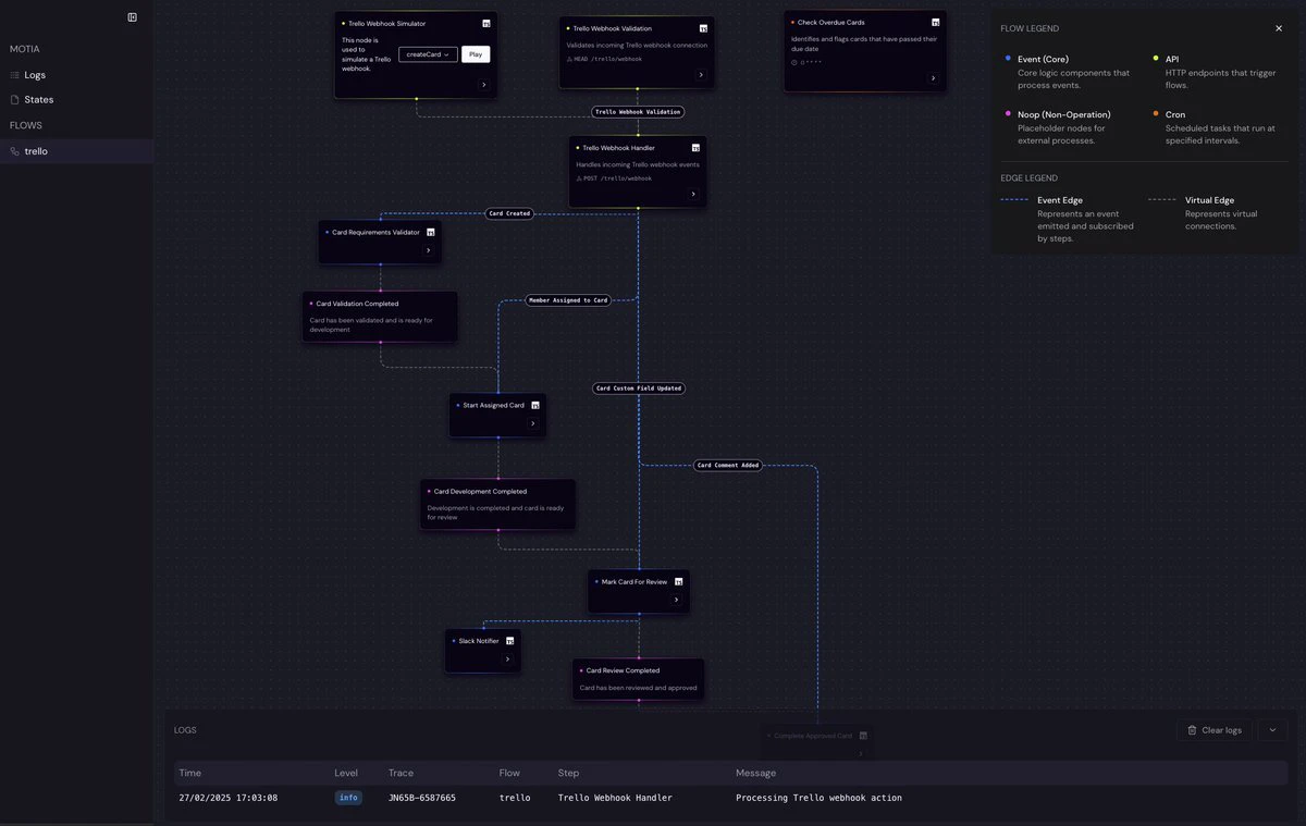 Motia:专为开发者设计的以事件驱动的AI代理开发框架 Motia