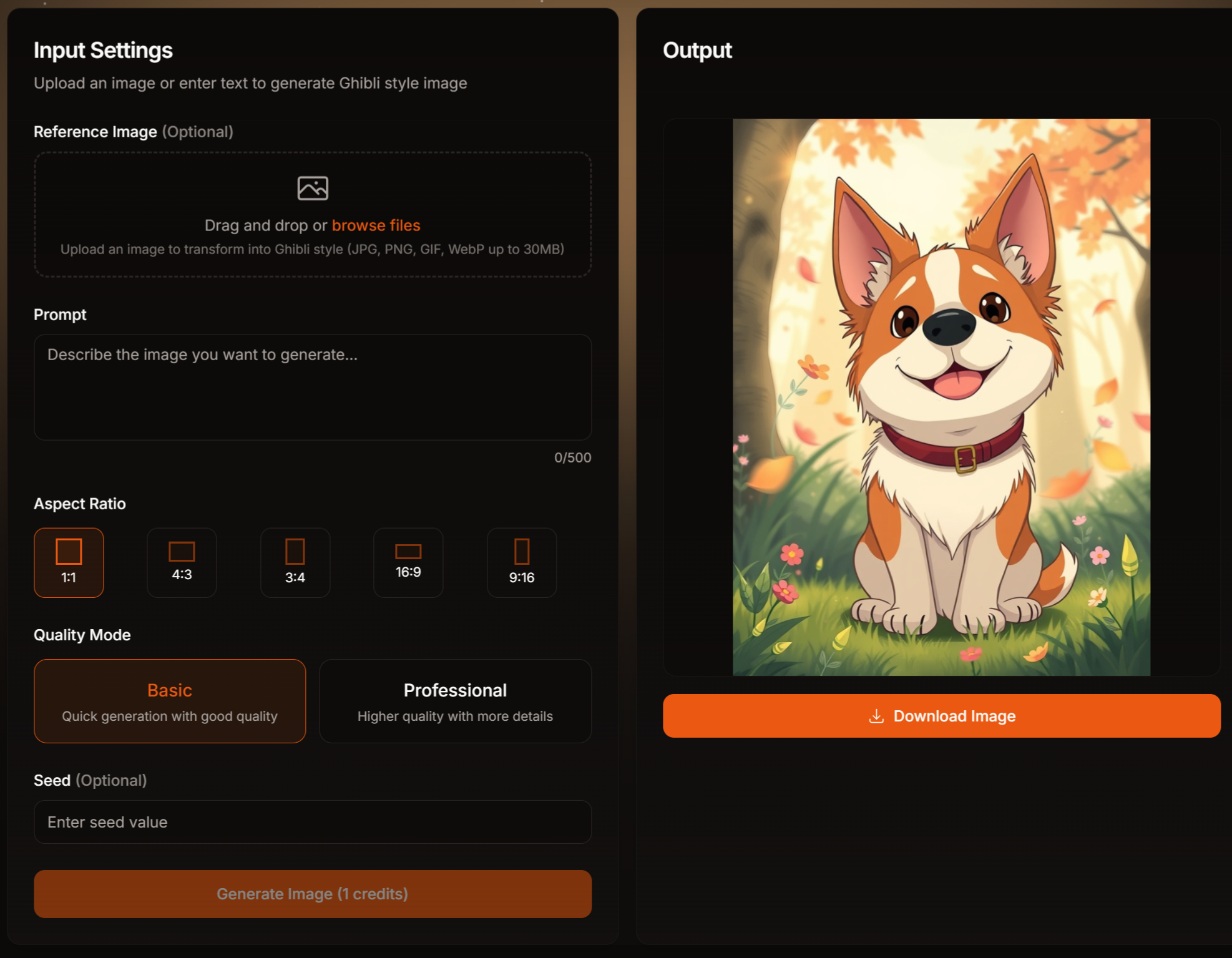Ghibli AI使用教程 GhibliAI