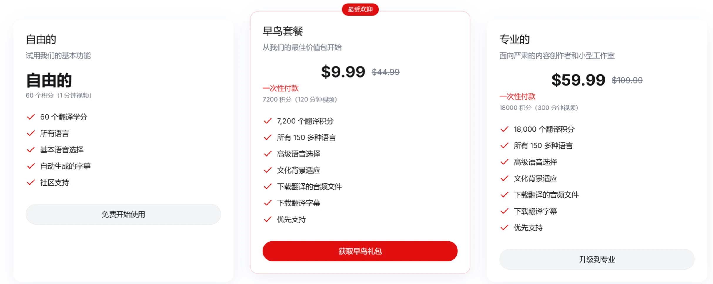 VDSpeak 价格 VDSpeak