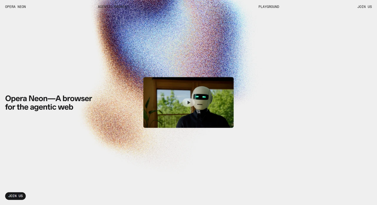 Opera Neon：Opera推出的一款AI代理浏览器.webp