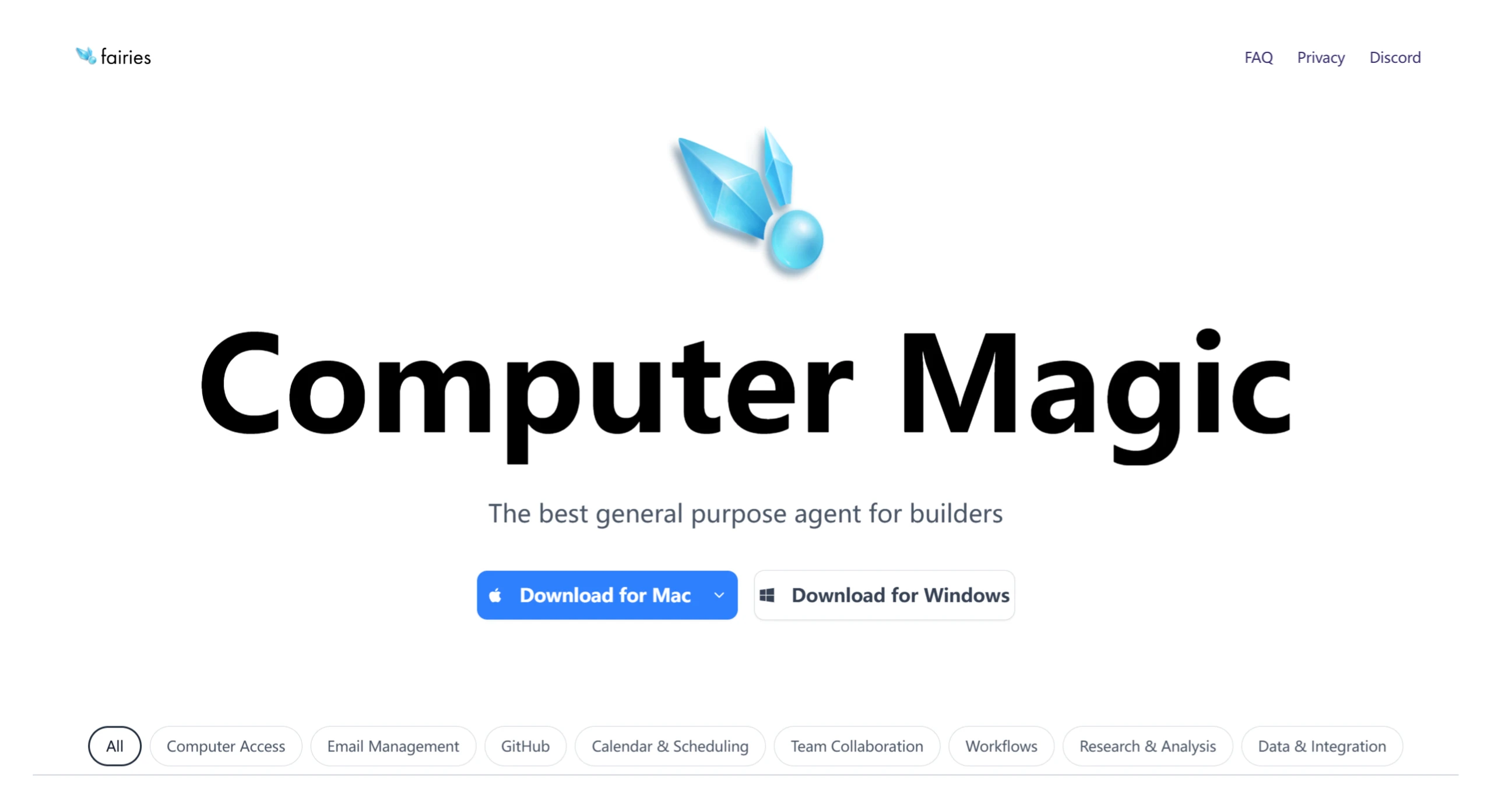 Fairies AI:首款真正运行于本地电脑的通用型AI代理工具 FairiesAI