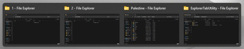 ExplorerTabUtility:开源的Windows11资源管理器多标签超级自定义工具 ExplorerTabUtility