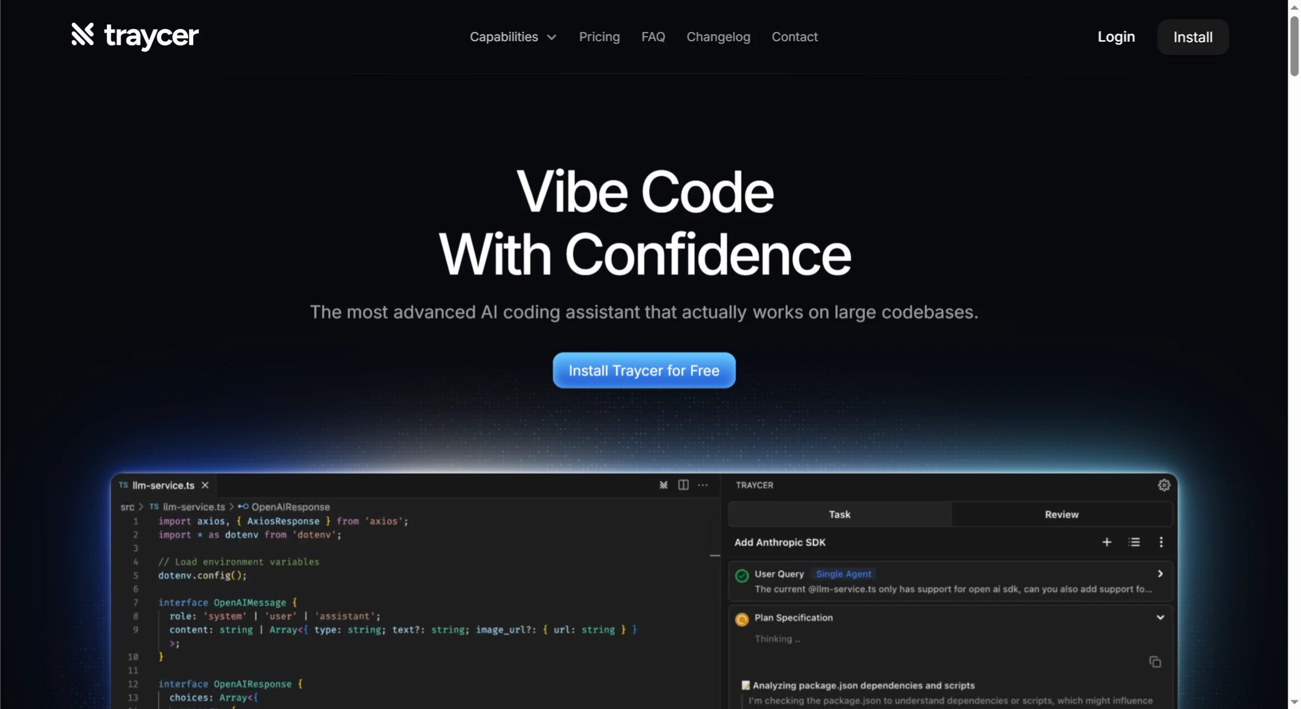 Traycer:适用于大型代码库的AI编程助手 Traycer