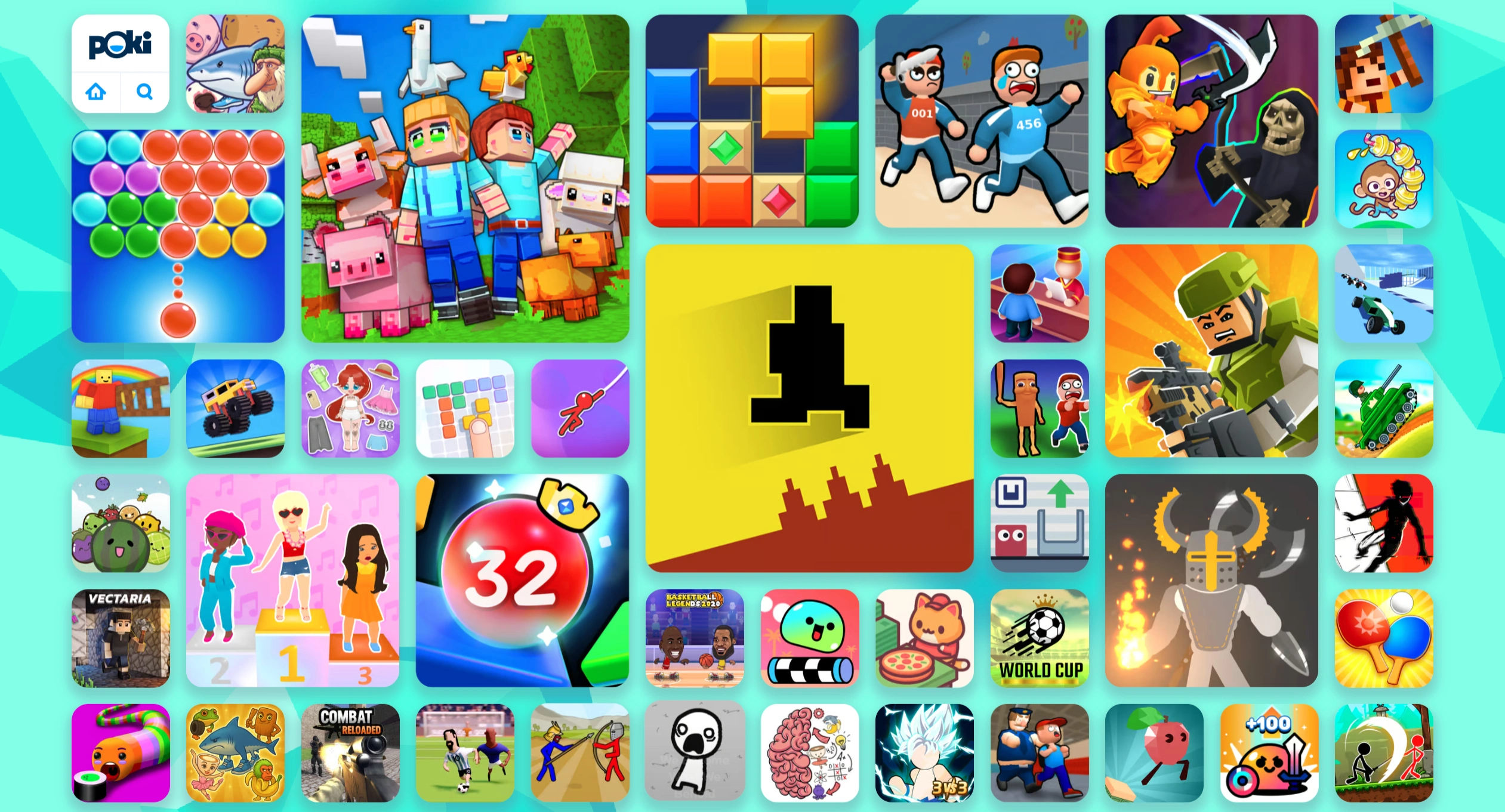 PoKi宝玩:免费的在线小游戏平台 PoKi宝玩