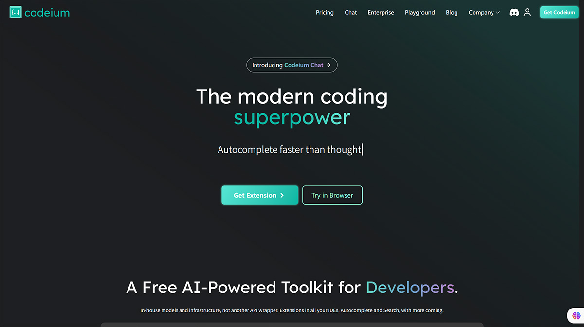 Codeium(图1) Codeium